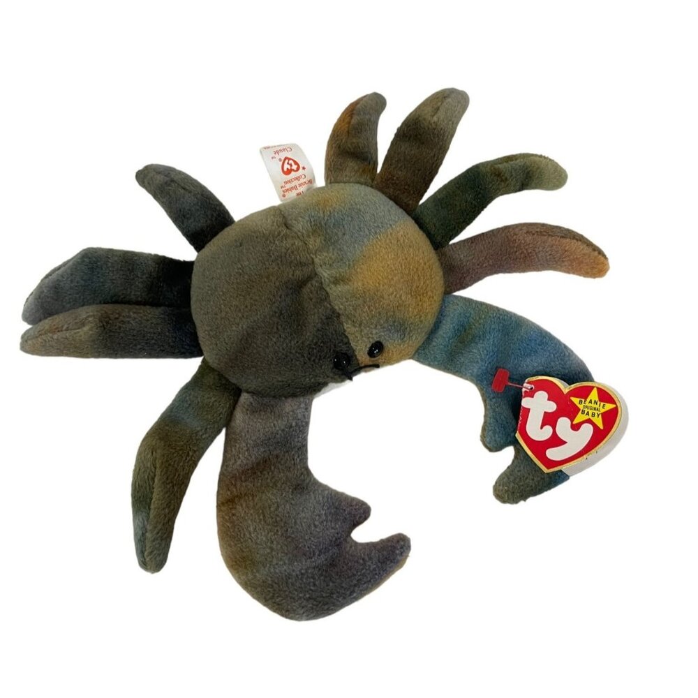 TY Beanie Babies‎ Rare Retired 1996 Claude The Crab